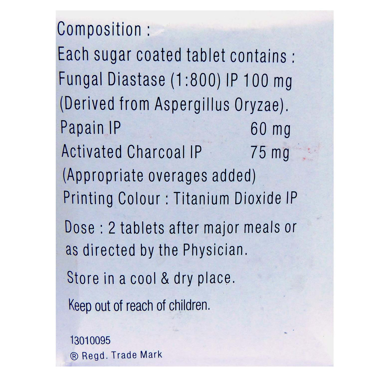 Unienzyme Tablet 15's, Pack of 15 Unienzyme Tablet 15's, Pack of 15