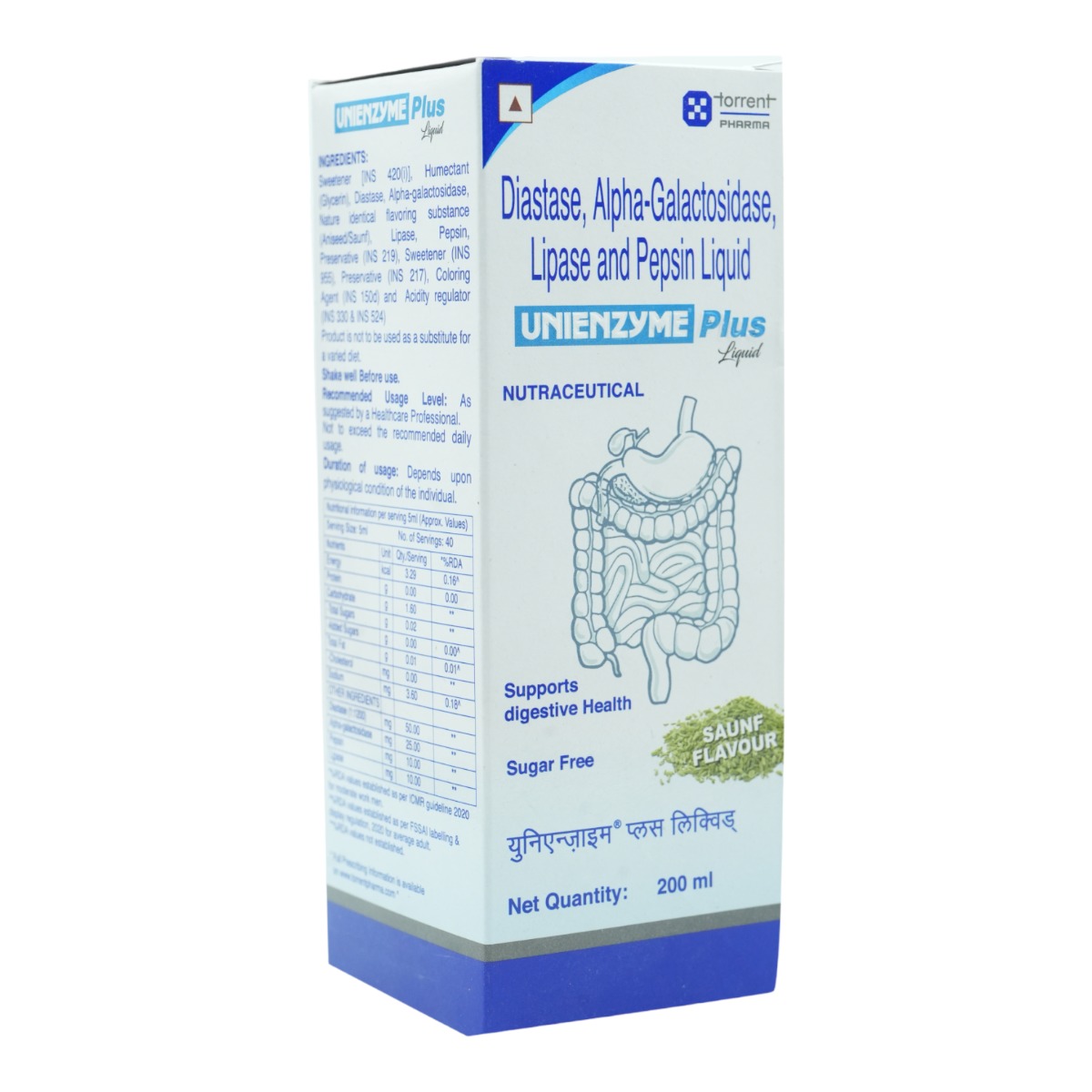 Unienzyme Plus Saunf Liquid 200 ml, Pack of 1 LIQUID Unienzyme Plus Saunf Liquid 200 ml, Pack of 1 LIQUID