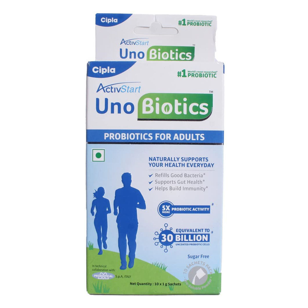 Buy ActivStart Uno Biotics Sachet Sugar Free 1 gm Online