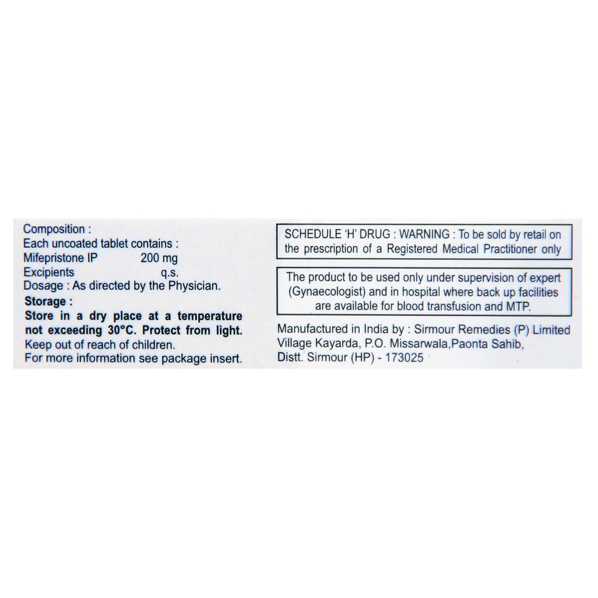 Unwanted Tablet 1's, Pack of 1 TABLET Unwanted Tablet 1's, Pack of 1 TABLET