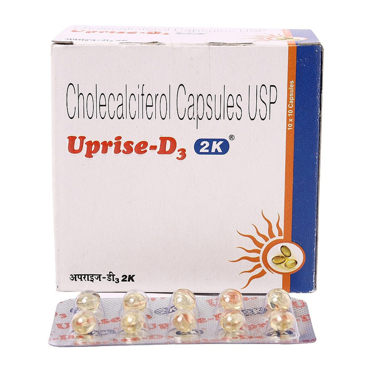 Uprise-D3 2K Capsule 10's, Pack of 10 Uprise-D3 2K Capsule 10's, Pack of 10