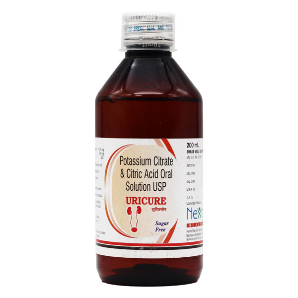 Uricure Syrup 200 ml, Pack of 1 Syrup Uricure Syrup 200 ml, Pack of 1 Syrup