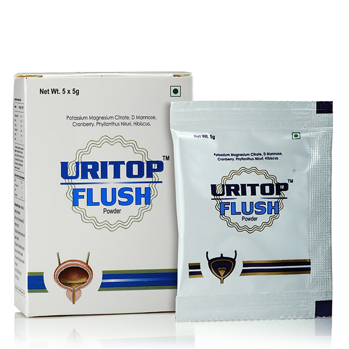 Uritop Flush Powder 5 gm, Pack of 1 Uritop Flush Powder 5 gm, Pack of 1