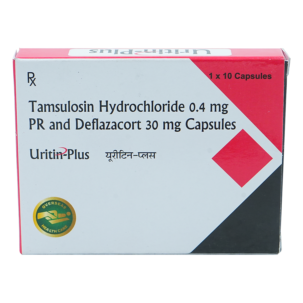 Uritin-Plus 0.4 mg/30 mg Capsule 10's, Pack of 10 Uritin-Plus 0.4 mg/30 mg Capsule 10's, Pack of 10
