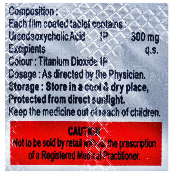 Ursodox-300 Tablet 10's, Pack of 10 TABLETS Ursodox-300 Tablet 10's, Pack of 10 TABLETS