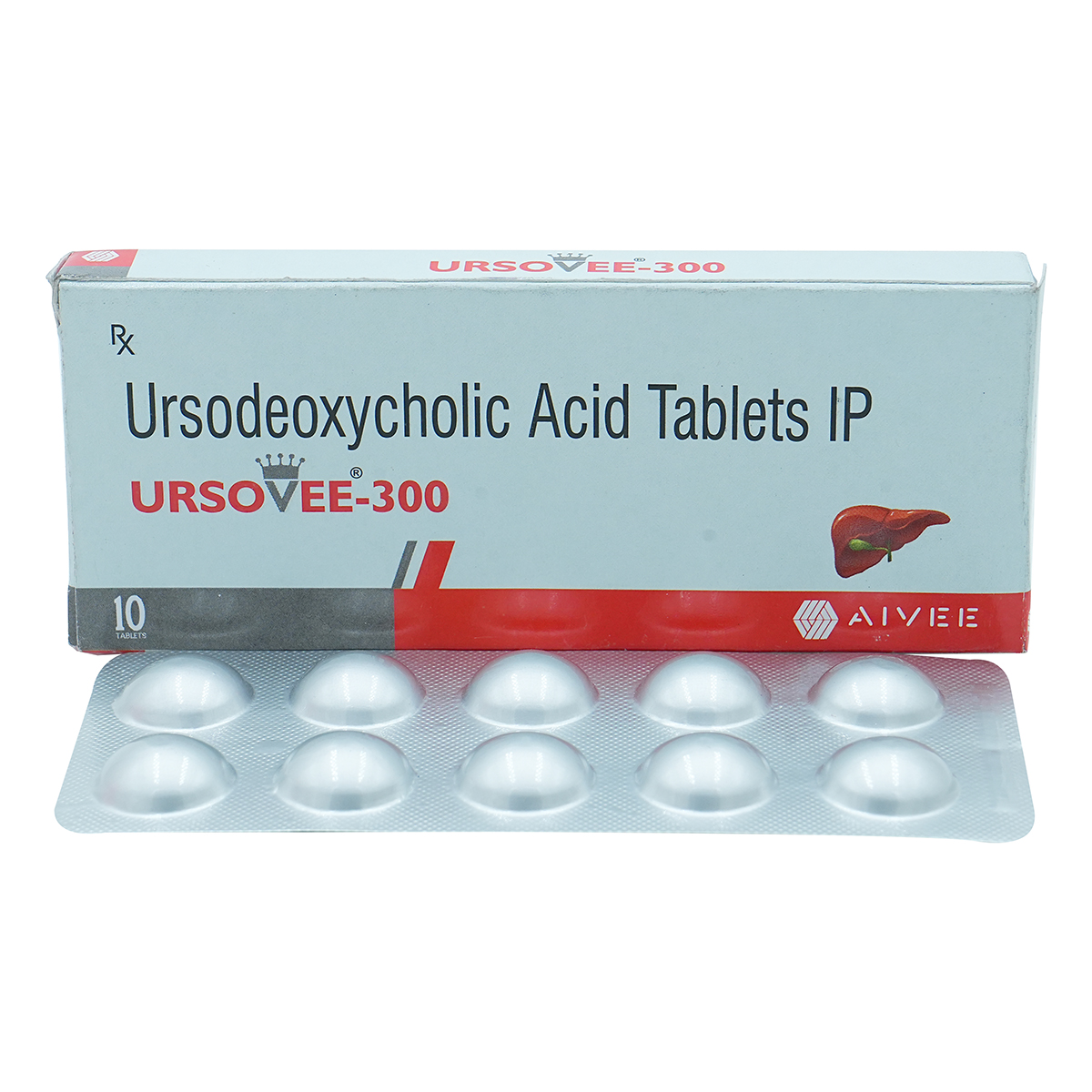 Ursovee-300 Tablet 10's, Pack of 10 TABLETS Ursovee-300 Tablet 10's, Pack of 10 TABLETS