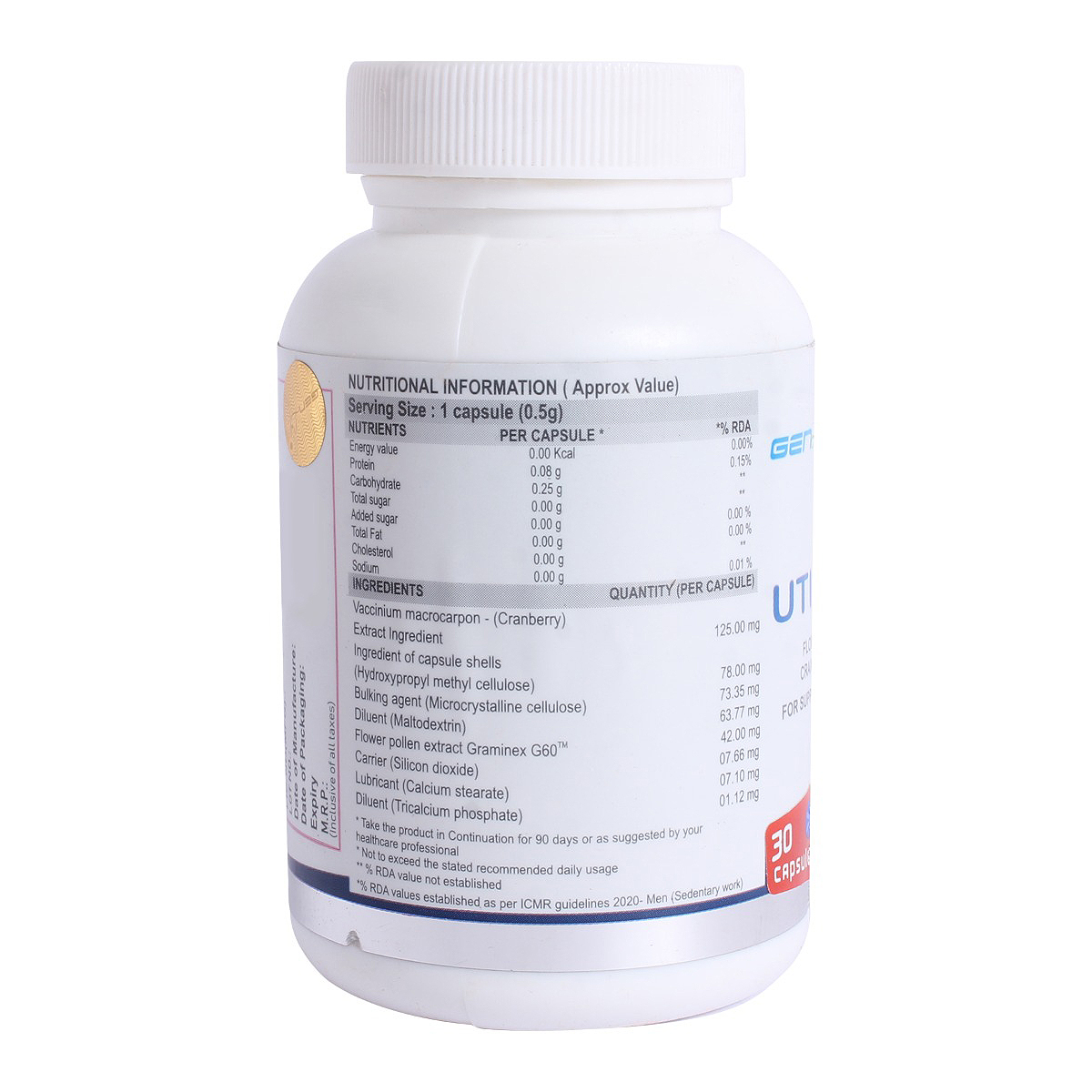 Utiremede Capsule 30's, Pack of 30 Utiremede Capsule 30's, Pack of 30