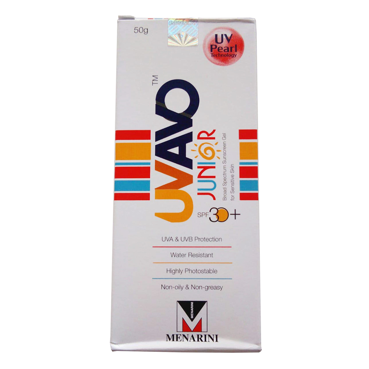 Buy Uvavo Junior 50Gm Spf 30+ Sunscreen Gel Online