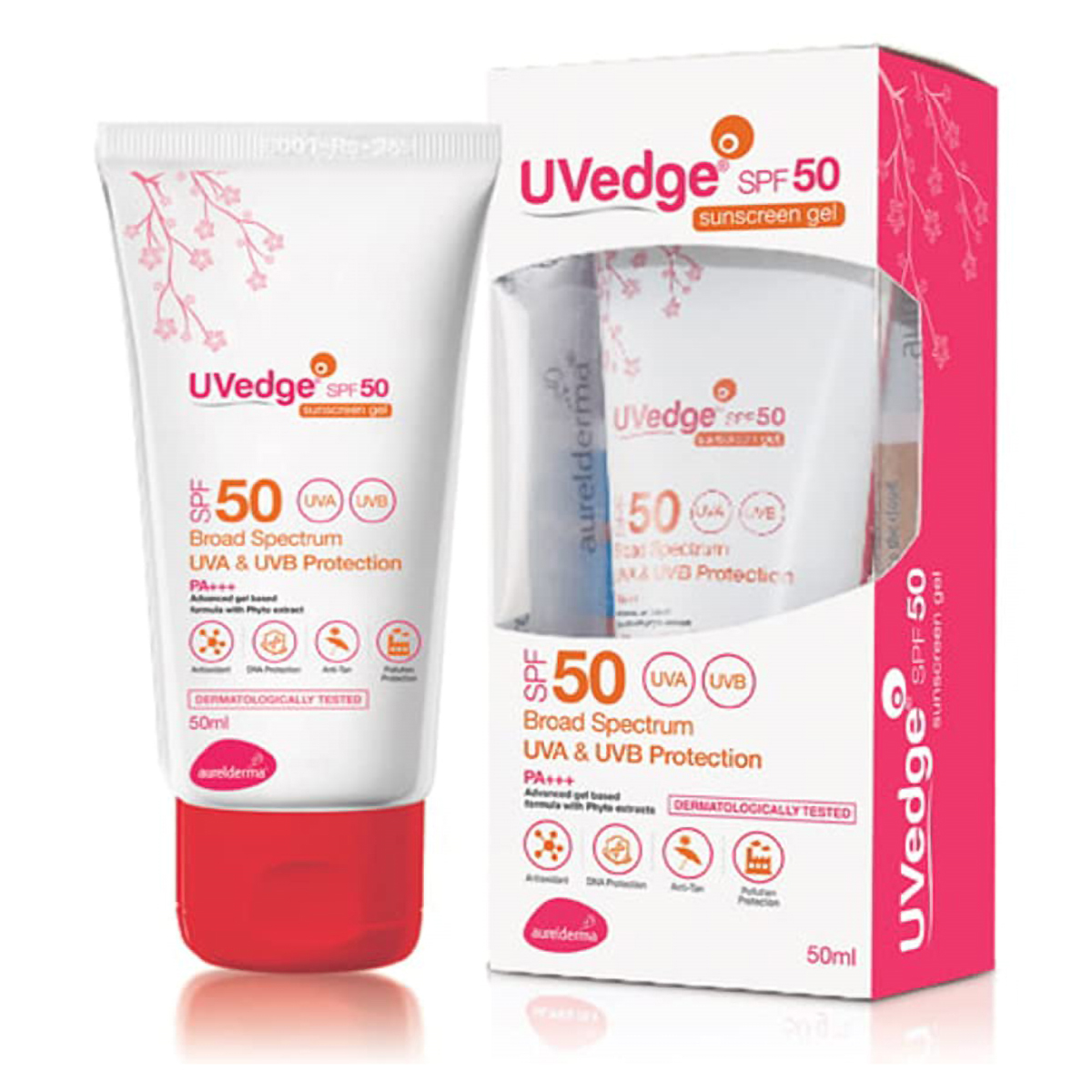 Uvedge Spf 50 Sunscreen Gel 50 gm, Pack of 1 Uvedge Spf 50 Sunscreen Gel 50 gm, Pack of 1