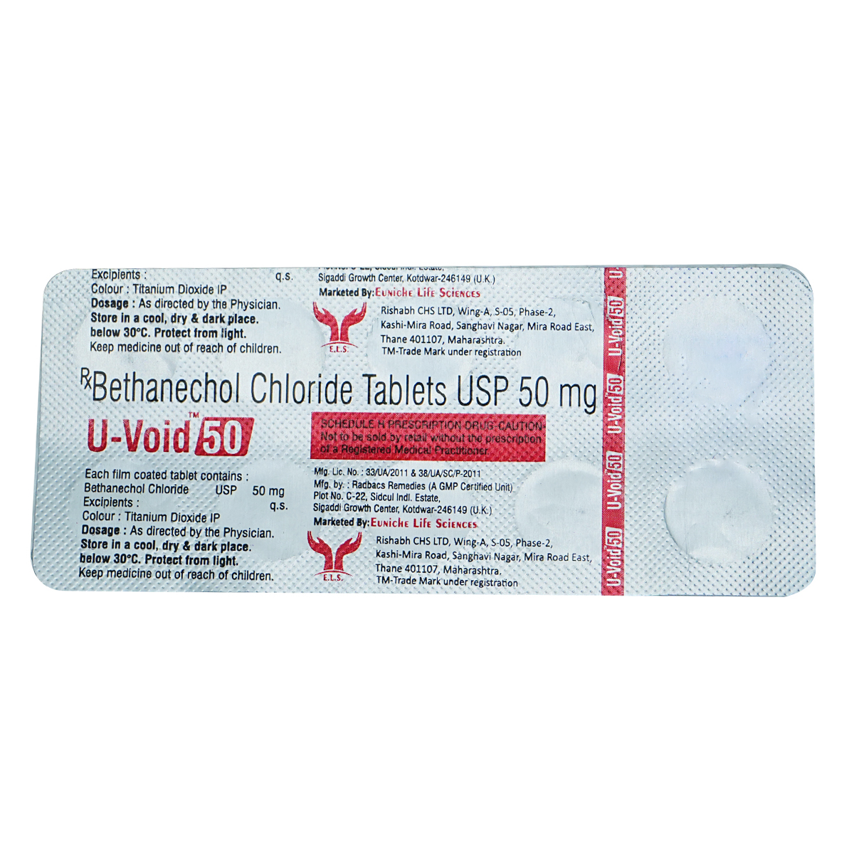 U-Void 50 Tablet 10's , Pack of 10 TABLETS U-Void 50 Tablet 10's , Pack of 10 TABLETS