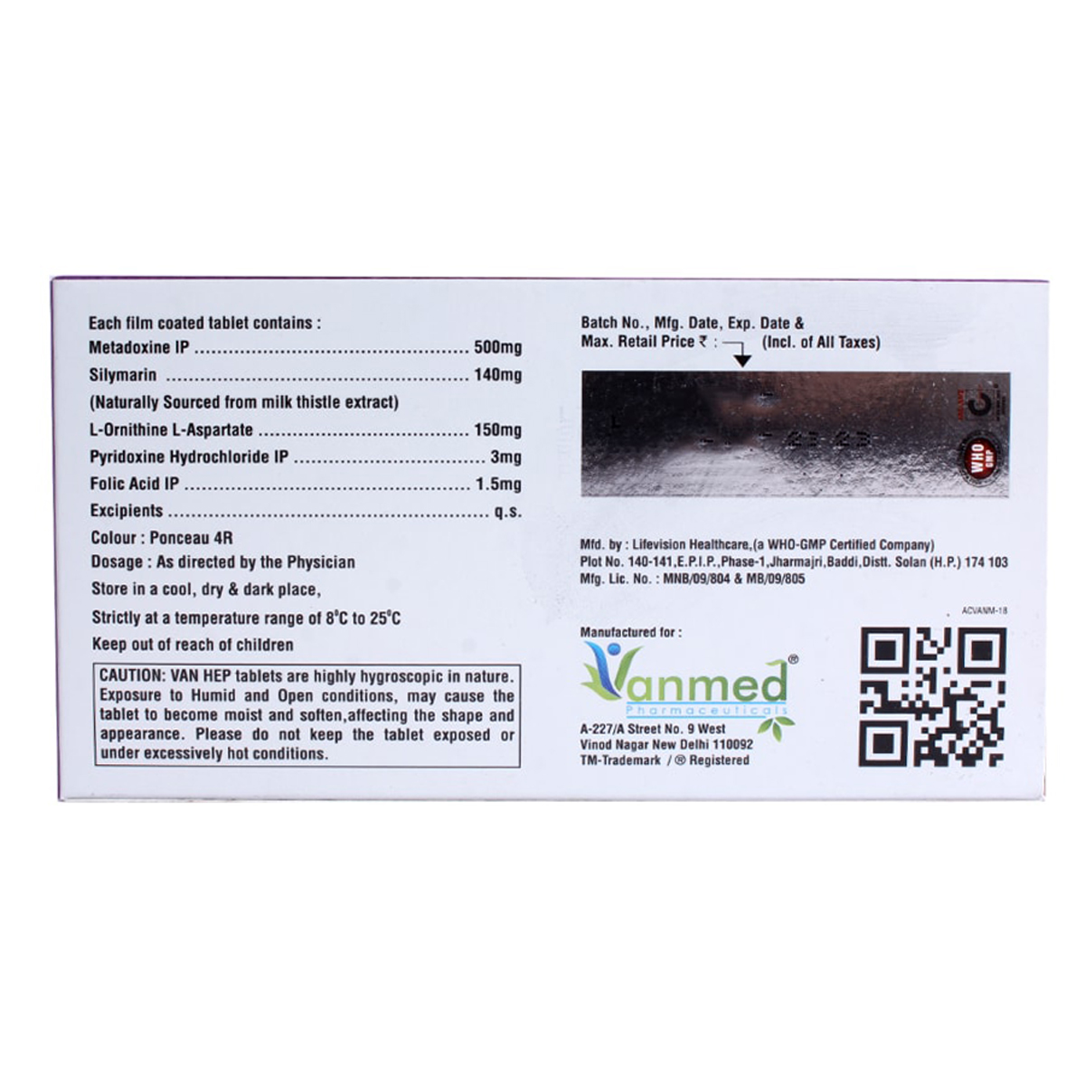 Vanhep Tablet 10's, Pack of 10 TabletS Vanhep Tablet 10's, Pack of 10 TabletS