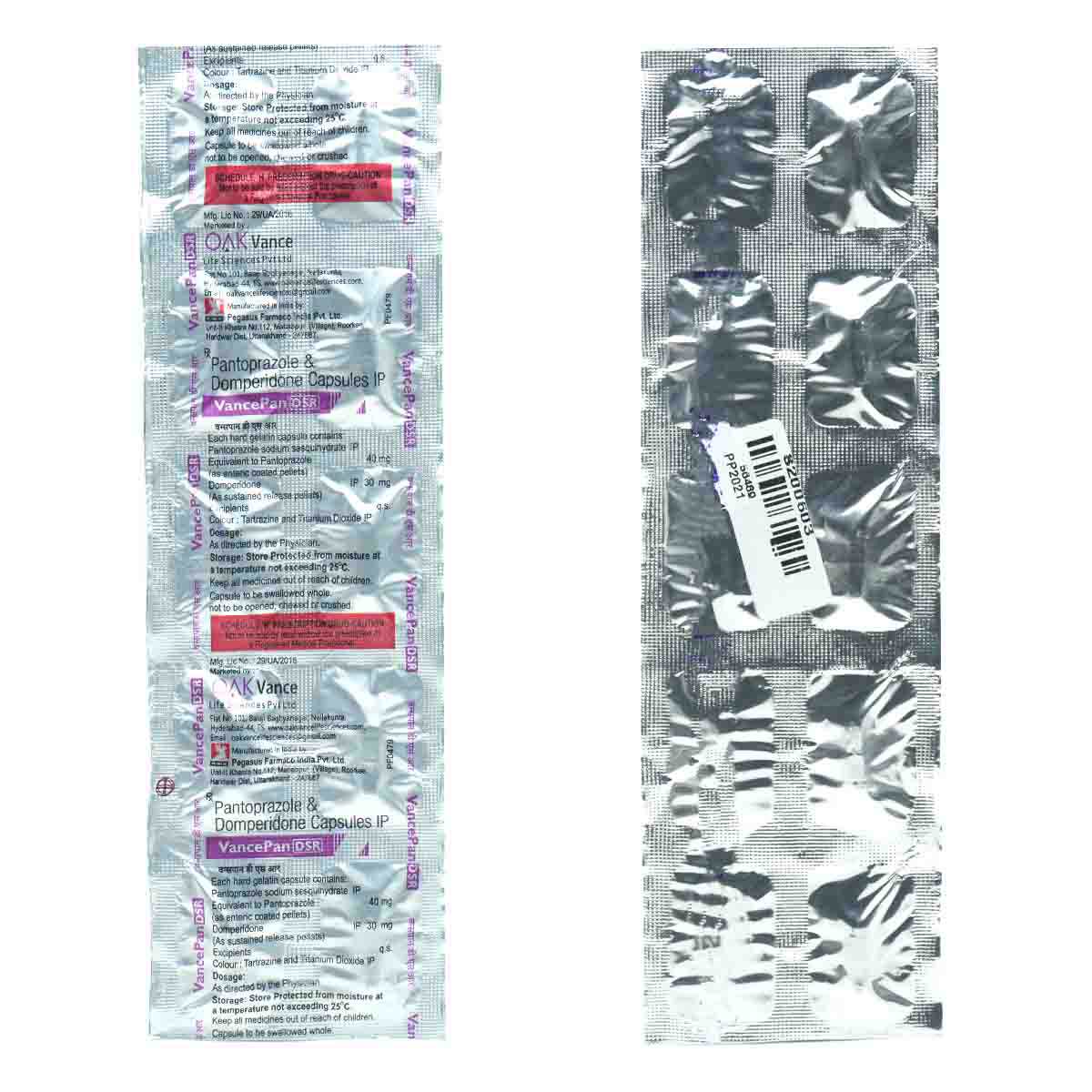 Vancepan DSR Capsule 10's, Pack of 10 Vancepan DSR Capsule 10's, Pack of 10
