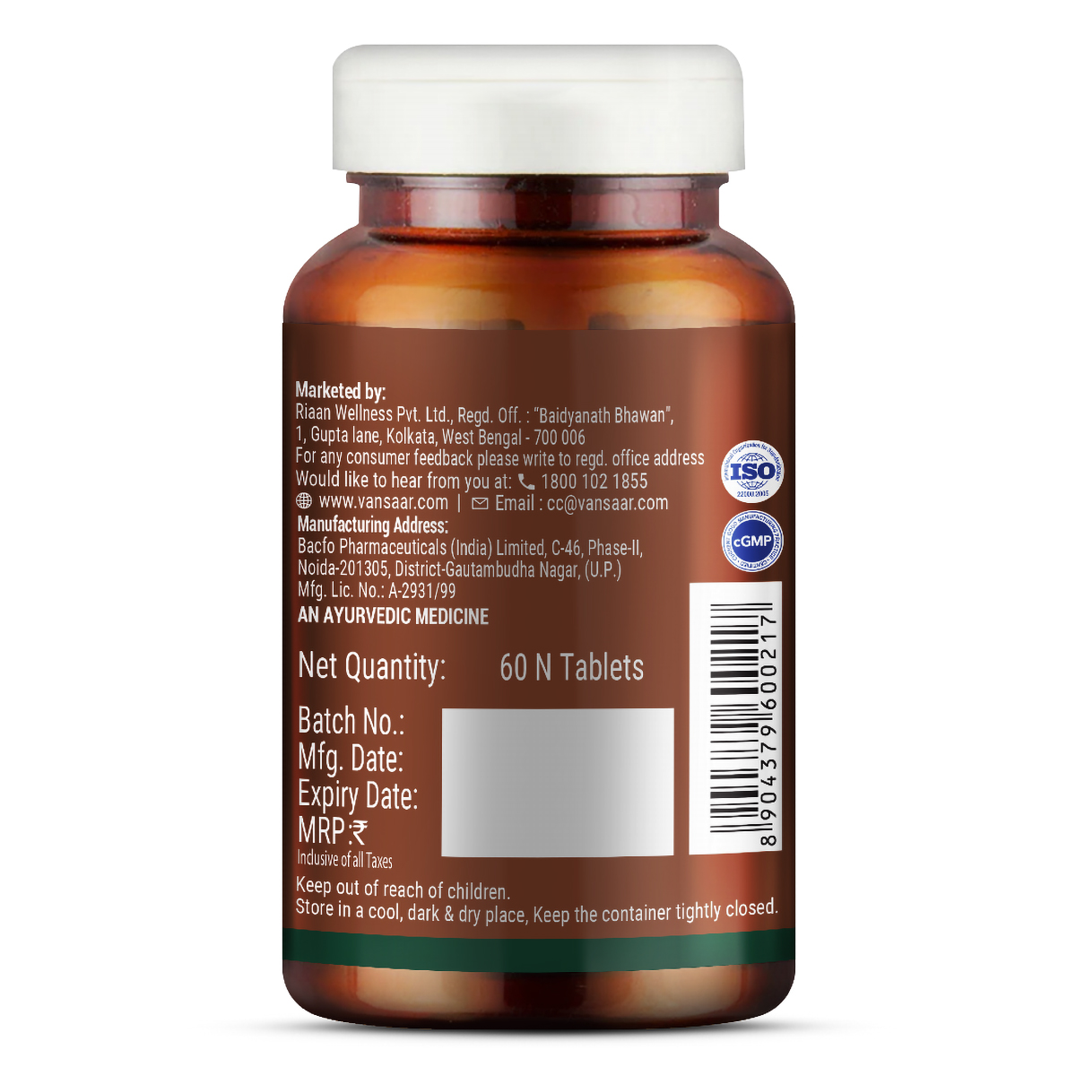 Baidyanath Vansaar Triphala, 60 Tablets, Pack of 1 Baidyanath Vansaar Triphala, 60 Tablets, Pack of 1