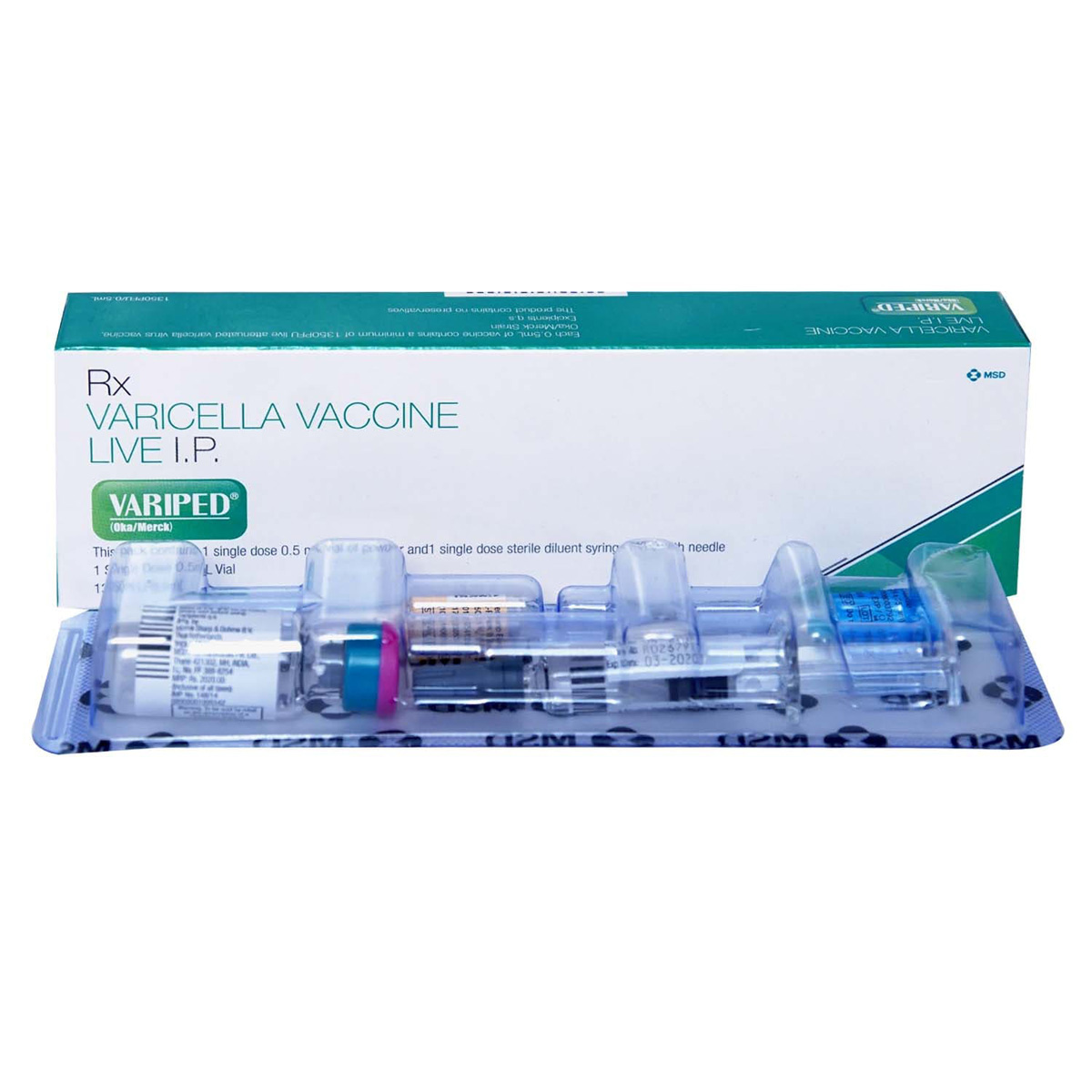 Buy VARIPED INJECTION VIAL 0.5ML Online