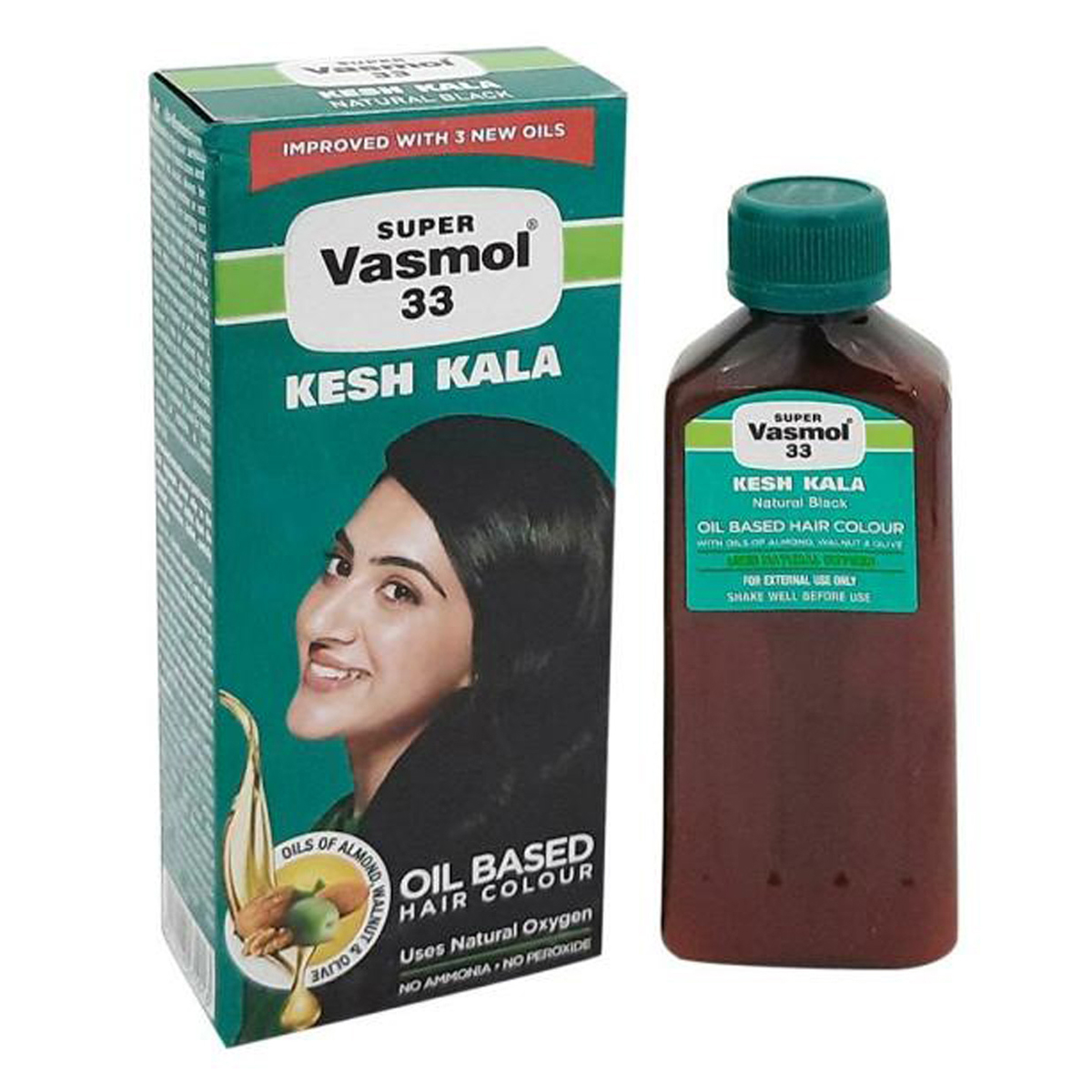 Super Vasmol 33 Kesh Kala Hair Oil, 100 ml, Pack of 1 Super Vasmol 33 Kesh Kala Hair Oil, 100 ml, Pack of 1
