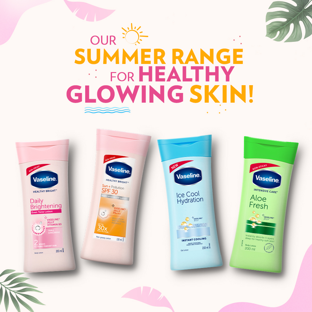 Vaseline Healthy Bright Daily Brightening Body Lotion 200 ml | With Vitamin B3 & Triple Sunscreens | Gives Radiant Looking Skin In 2 Weeks | Light & Non Greasy Formula, Pack of 1 Vaseline Healthy Bright Daily Brightening Body Lotion 200 ml | With Vitamin B3 & Triple Sunscreens | Gives Radiant Looking Skin In 2 Weeks | Light & Non Greasy Formula, Pack of 1