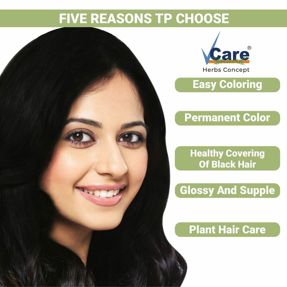 Vcare Herbal Hair Dye, 200 gm, Pack of 1 Vcare Herbal Hair Dye, 200 gm, Pack of 1