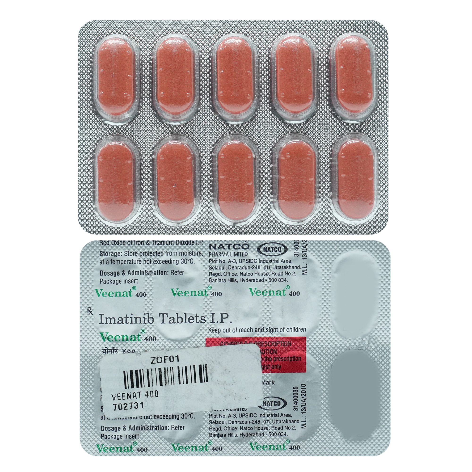Buy Veenat 400 mg Tablet 10's Online