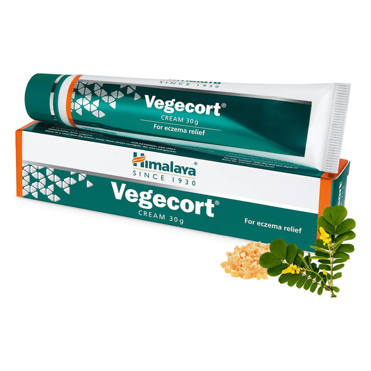 Himalaya Vegecort Cream 30 gm | For Eczema Relief, Pack of 1