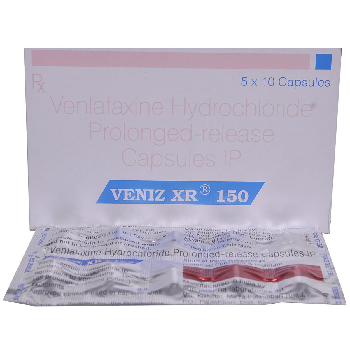Veniz XR 150 Capsule 10's, Pack of 10 CAPSULES Veniz XR 150 Capsule 10's, Pack of 10 CAPSULES