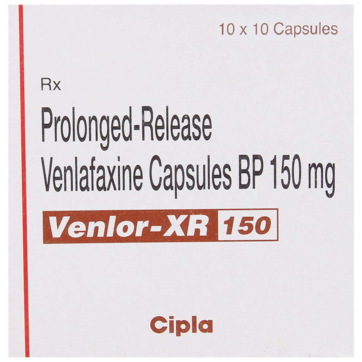 Venlor-XR 150 Capsule 10's, Pack of 10 CAPSULES Venlor-XR 150 Capsule 10's, Pack of 10 CAPSULES