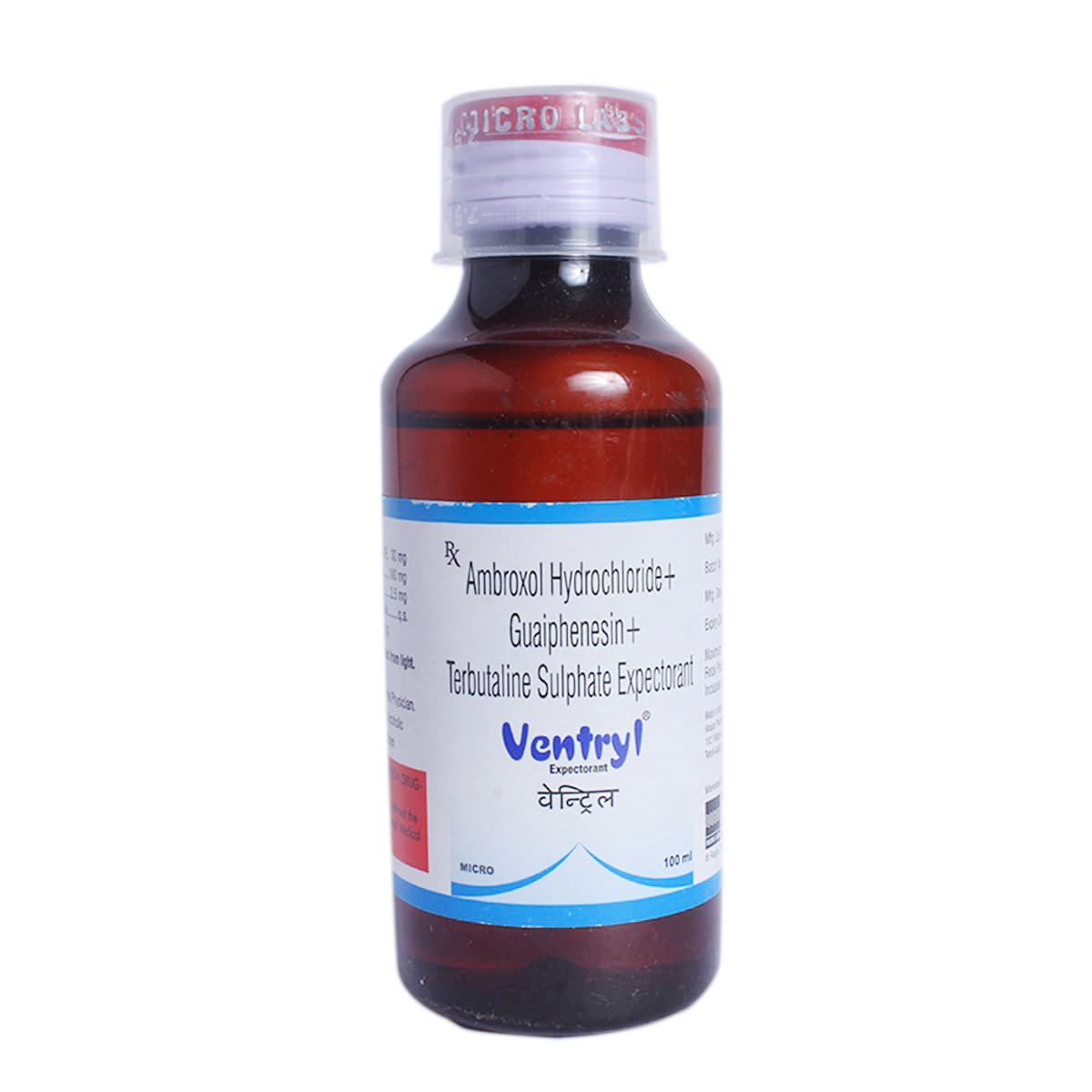 Ventryl Expectorant 100 ml, Pack of 1 Expectorant Ventryl Expectorant 100 ml, Pack of 1 Expectorant