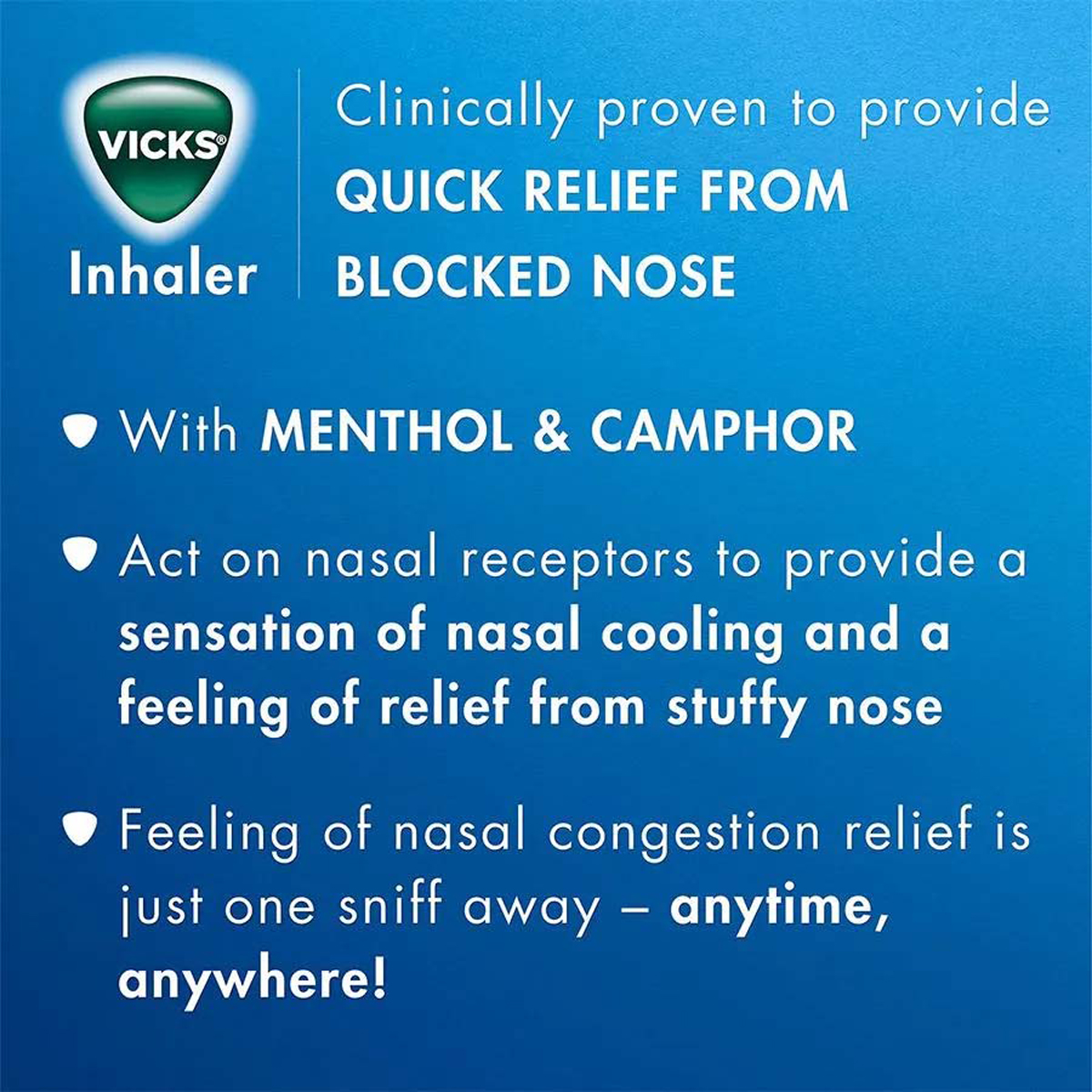 Vicks Inhaler, 0.5 ml, Pack of 1