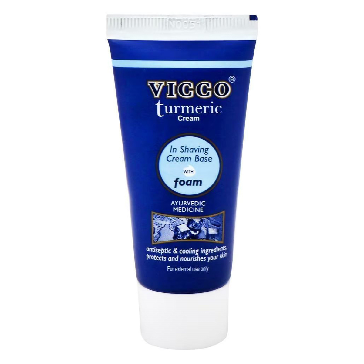 Vicco Turmeric Shaving Cream, 30 gm, Pack of 1 Vicco Turmeric Shaving Cream, 30 gm, Pack of 1