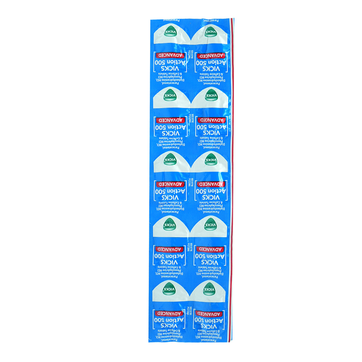 Buy Vicks Action Advanced 500 mg, 10 Tablets | 19 Minutes Delivery ...