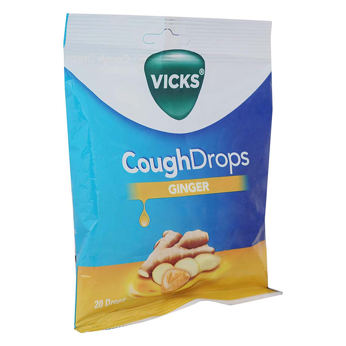 Vicks Ginger Cough Drops, 20 Count, Pack of 1