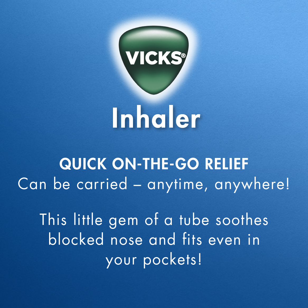 Vicks Inhaler, 2 Count, Pack of 1 Vicks Inhaler, 2 Count, Pack of 1