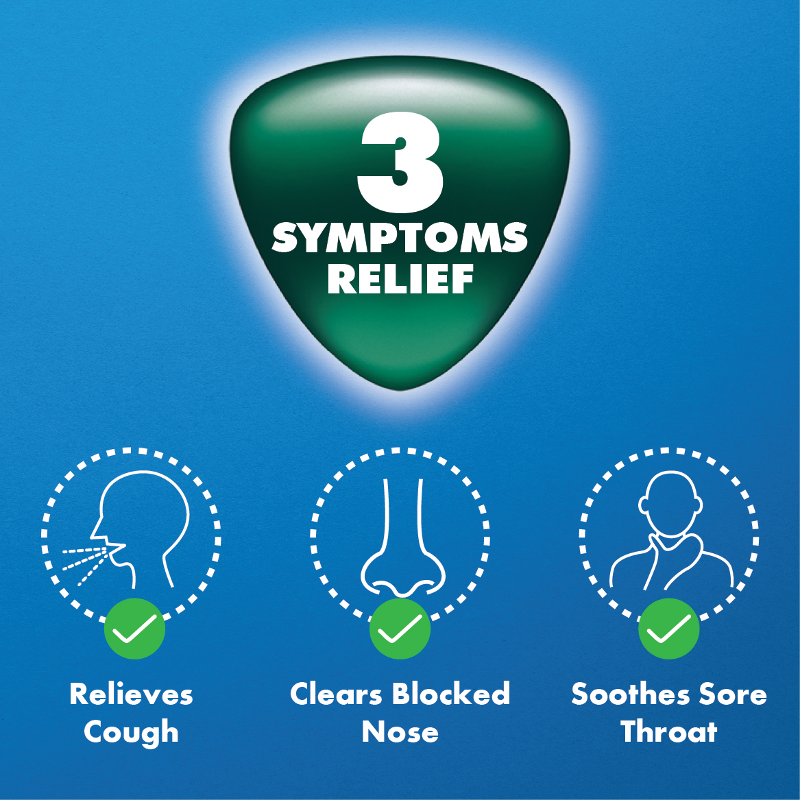 Vicks 3-In-1 Honey Lemon Menthol Lozenges , 25 Count, Pack of 25 Vicks 3-In-1 Honey Lemon Menthol Lozenges , 25 Count, Pack of 25