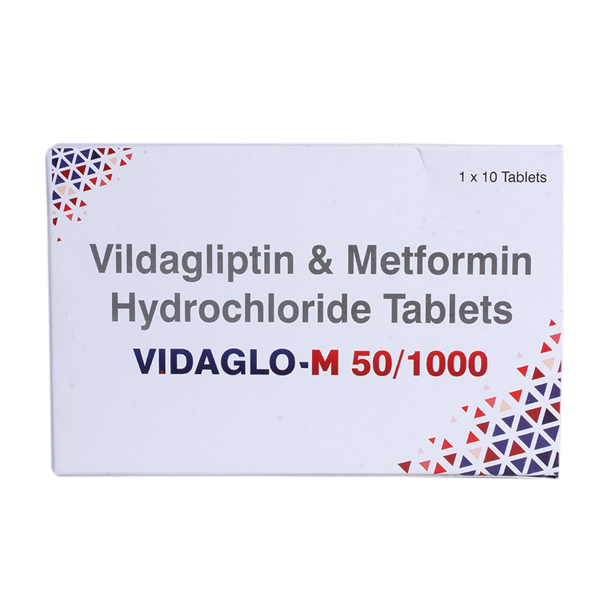 Vidaglo-M 50/1000mg Tablet 10's, Pack of 10 TabletS Vidaglo-M 50/1000mg Tablet 10's, Pack of 10 TabletS