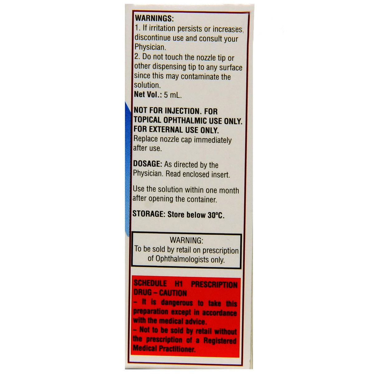 Vigadexa Ophthalmic Solution 5 ml, Pack of 1 OPTHALMIC SOLUTION Vigadexa Ophthalmic Solution 5 ml, Pack of 1 OPTHALMIC SOLUTION