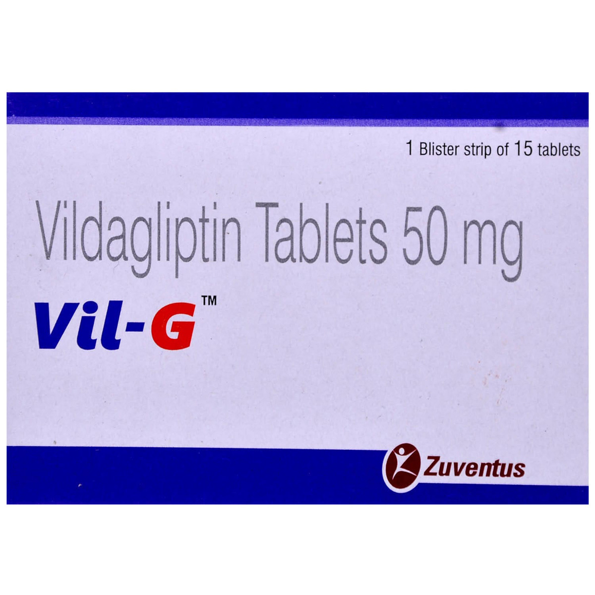 Vil G 50 Tablet 15's, Pack of 15 TABLETS Vil G 50 Tablet 15's, Pack of 15 TABLETS