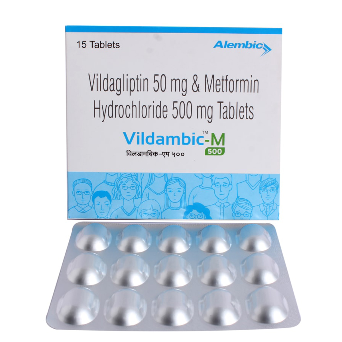 Vildambic-M 500 Tablet 15's, Pack of 15 TABLETS Vildambic-M 500 Tablet 15's, Pack of 15 TABLETS