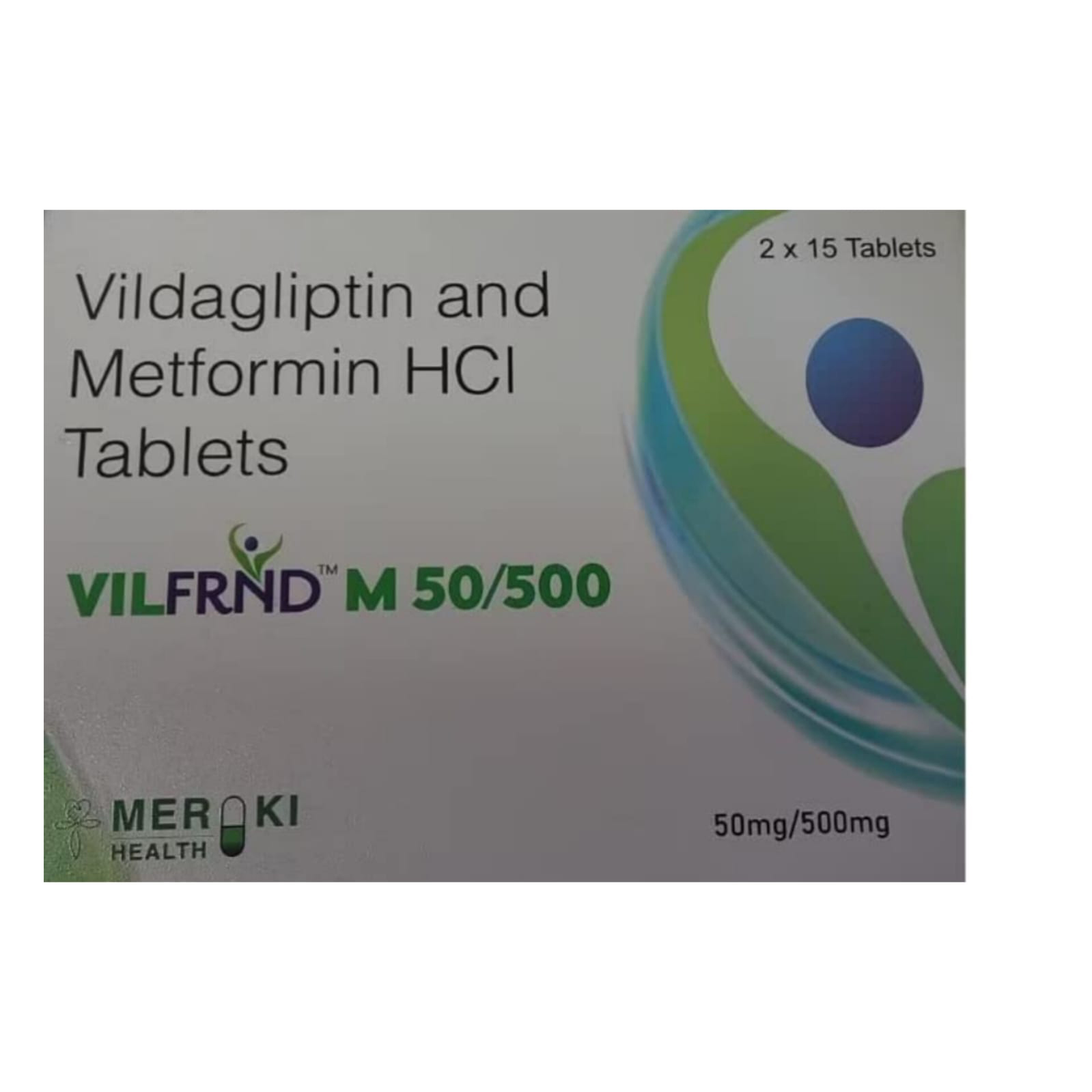 Vilfrnd M 50/500 Tablet 15's, Pack of 15 TABLETS Vilfrnd M 50/500 Tablet 15's, Pack of 15 TABLETS
