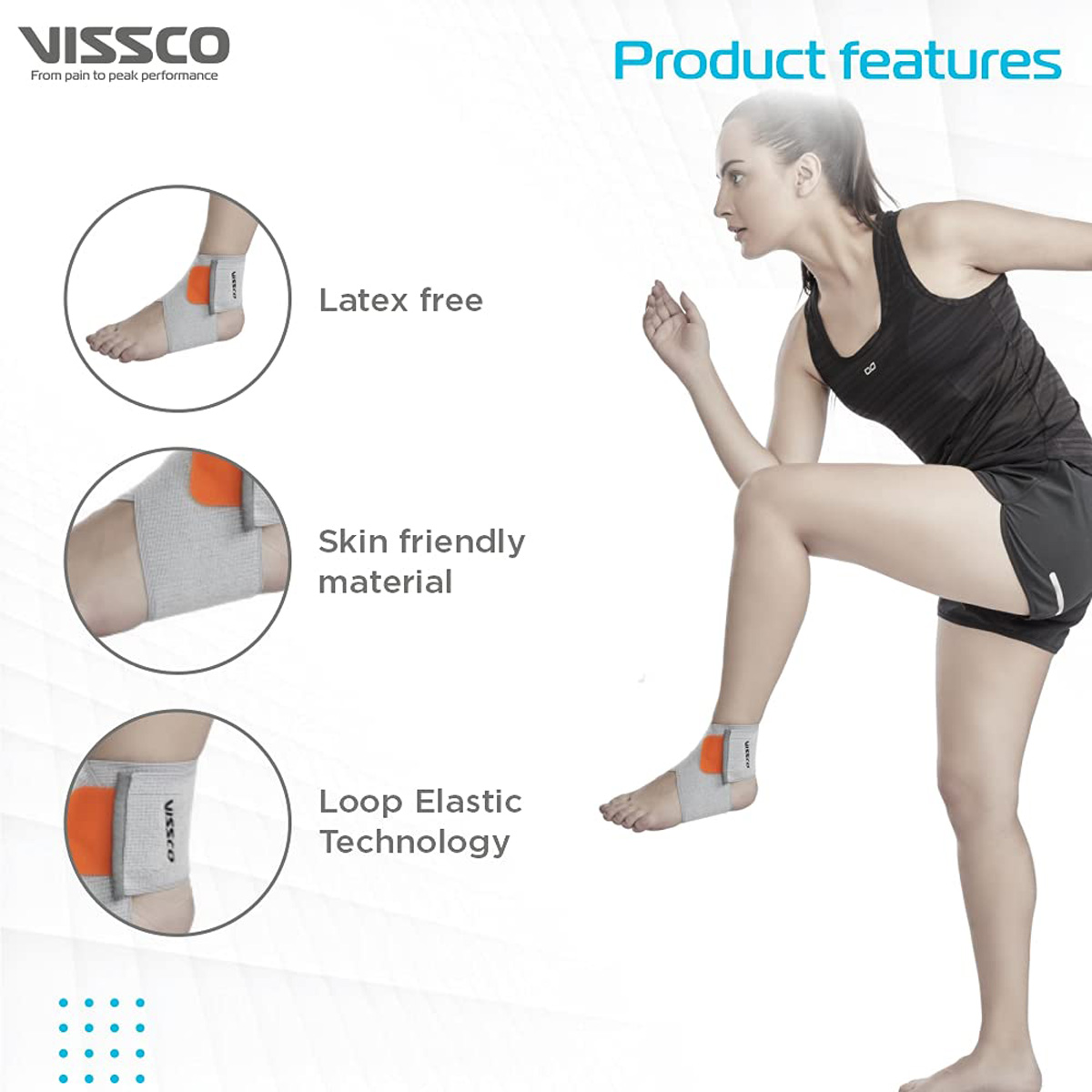Vissco Ankle Binder Small, 1 Count, Pack of 1 Vissco Ankle Binder Small, 1 Count, Pack of 1