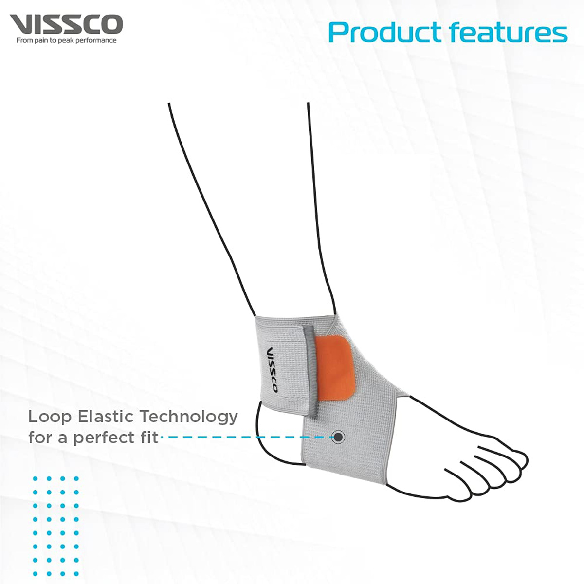 Vissco Ankle Binder Large, 1 Count, Pack of 1 Vissco Ankle Binder Large, 1 Count, Pack of 1