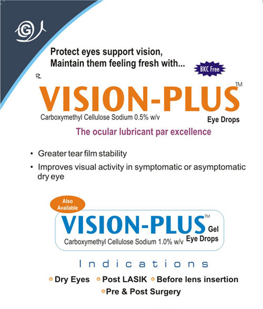 Vision Plus Eye Drops 10 ml, Pack of 1 EYE DROPS Vision Plus Eye Drops 10 ml, Pack of 1 EYE DROPS