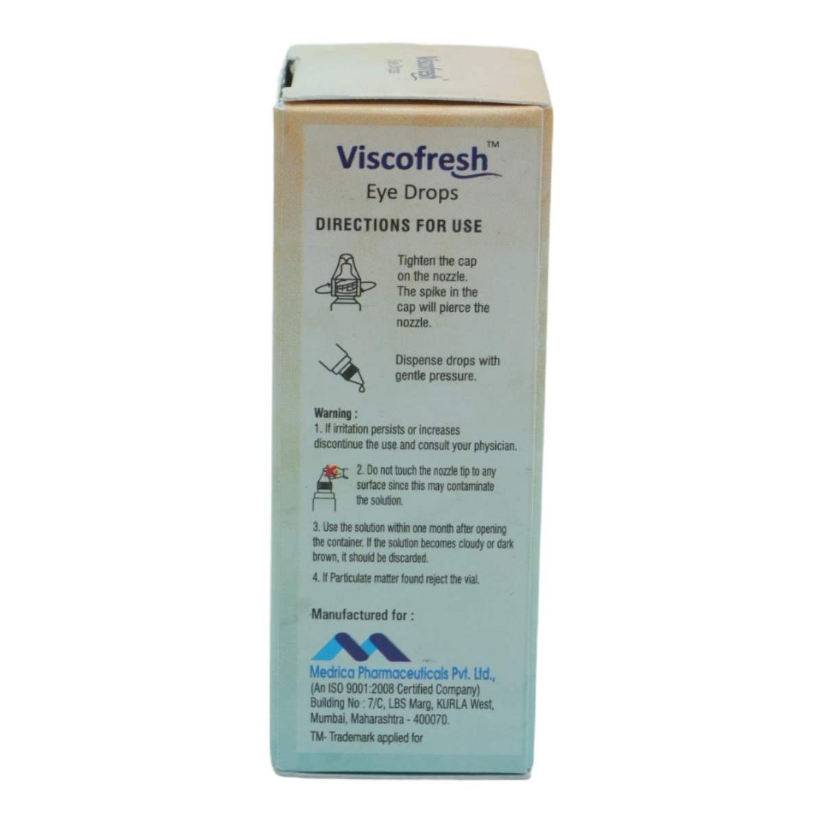 Viscofresh Eye Drops 10 ml, Pack of 1 Eye Drops Viscofresh Eye Drops 10 ml, Pack of 1 Eye Drops