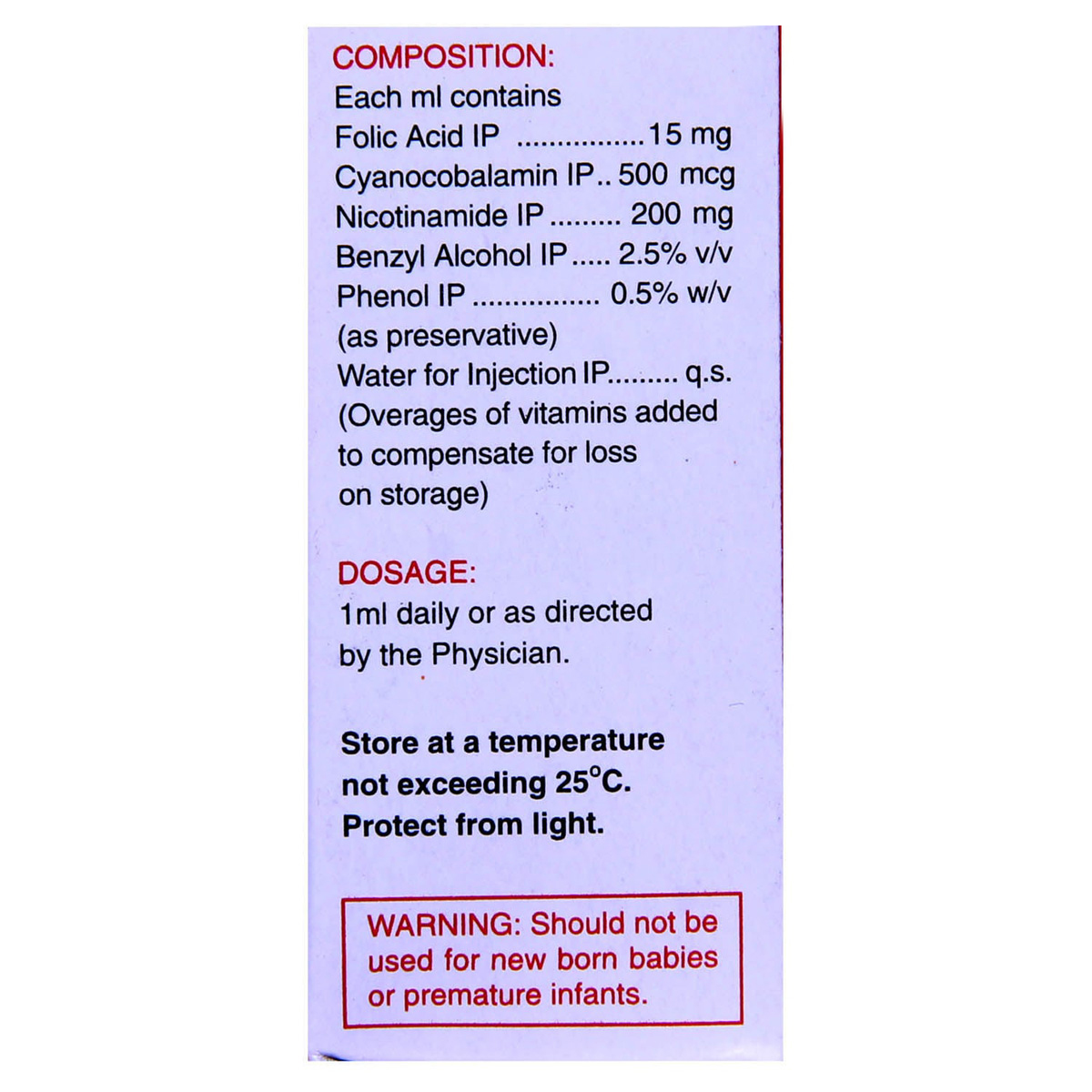 Vitcofol Injection 10 ml, Pack of 1 INJECTION Vitcofol Injection 10 ml, Pack of 1 INJECTION