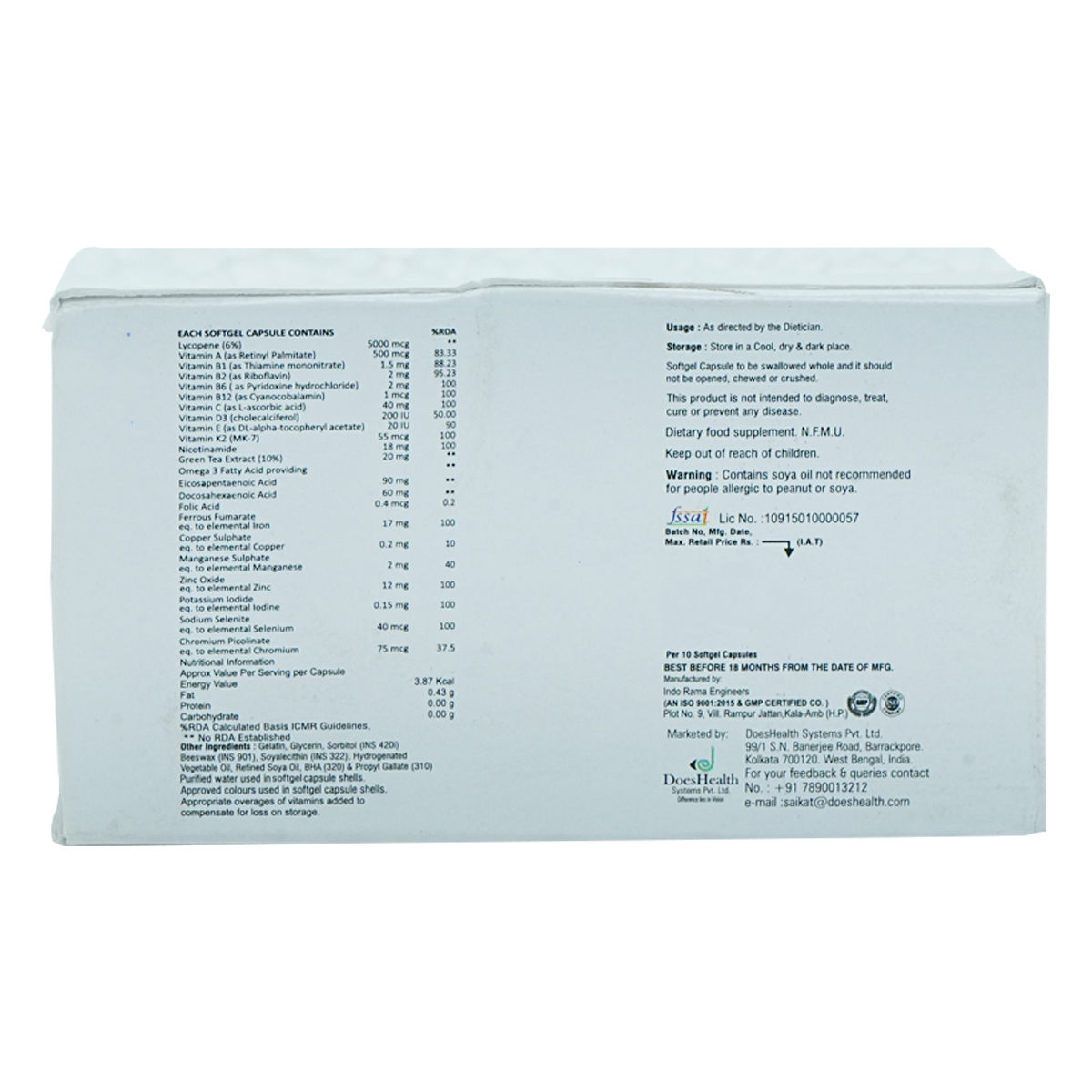 Vital-I Capsule 10's Vital-I Capsule 10's