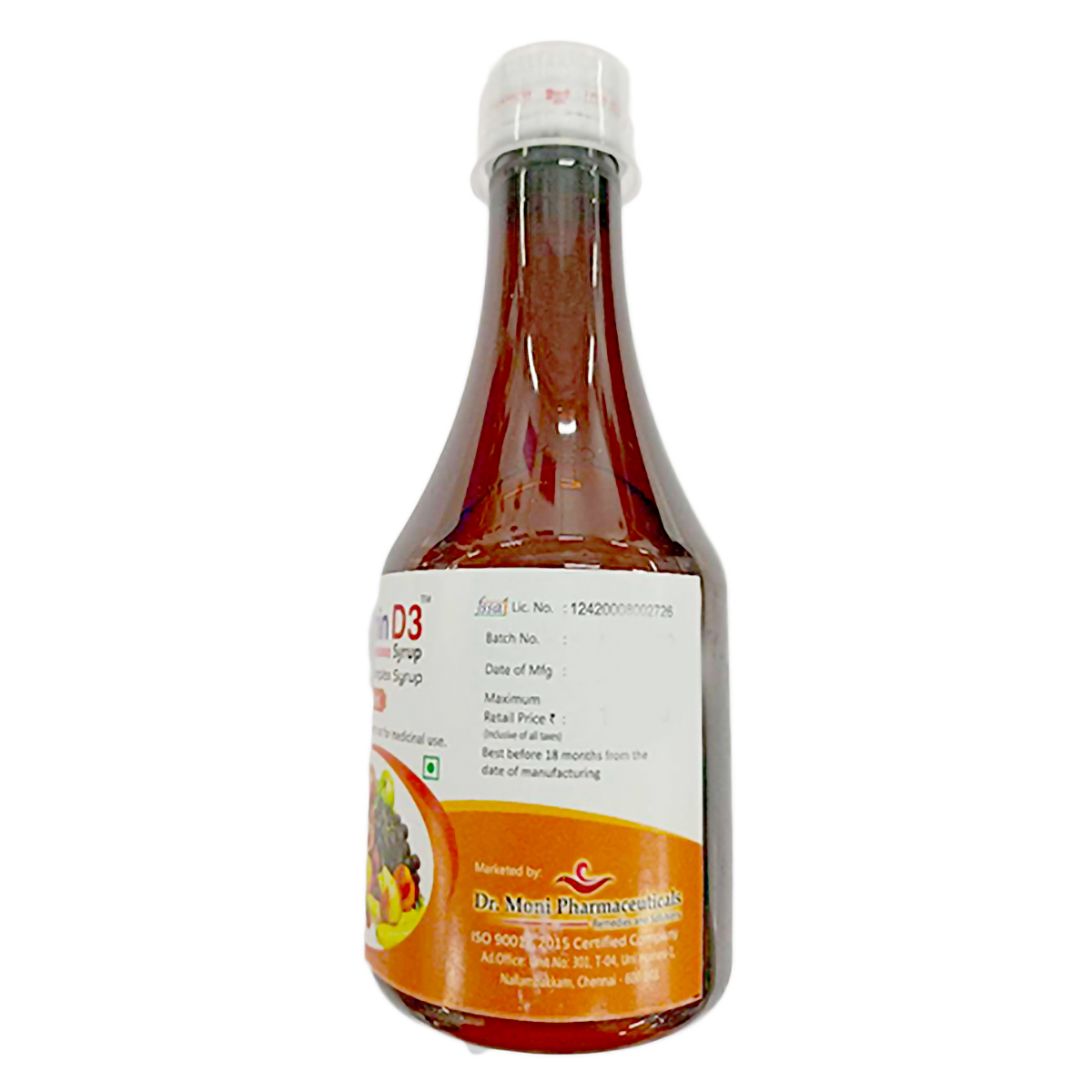 Vitonin D3 Syrup 200 ml, Pack of 1 Vitonin D3 Syrup 200 ml, Pack of 1