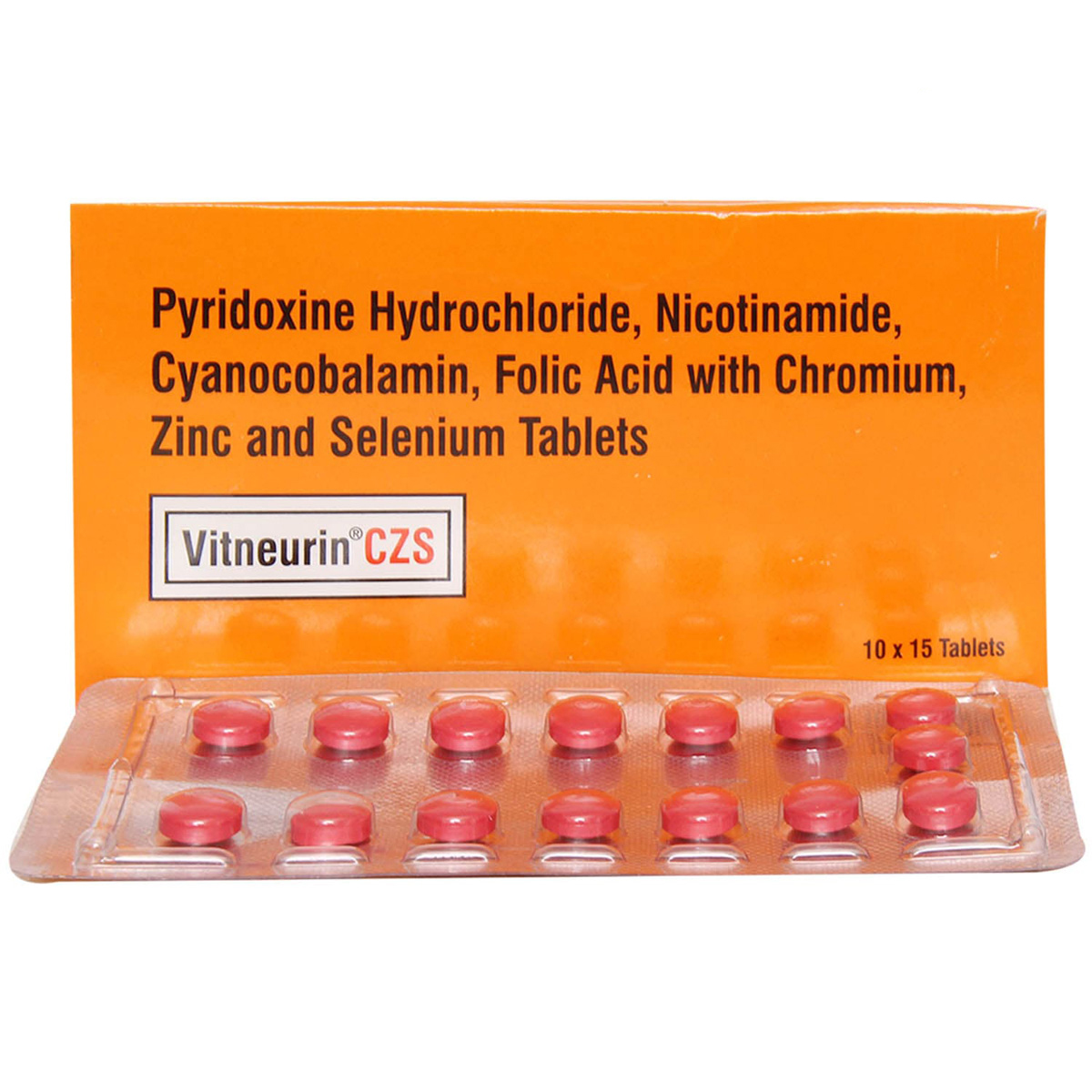 Vitneurin CZS Tablet 15's, Pack of 15 TABLETS Vitneurin CZS Tablet 15's, Pack of 15 TABLETS