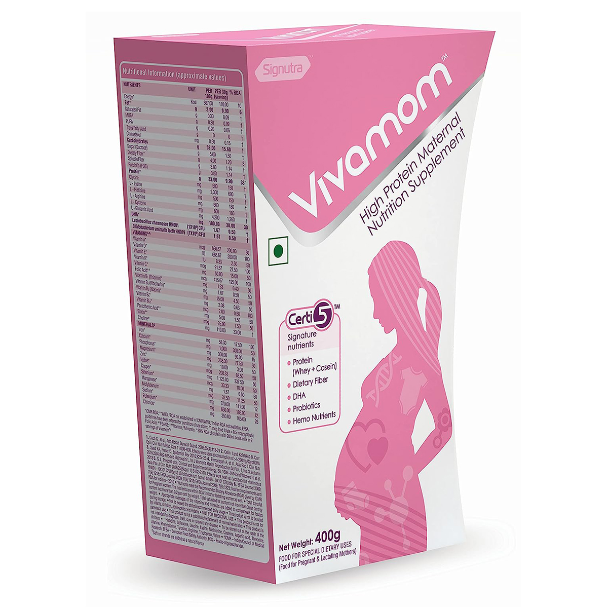 Vivamom Kesar Badam Powder 400 gm, Pack of 1 Vivamom Kesar Badam Powder 400 gm, Pack of 1