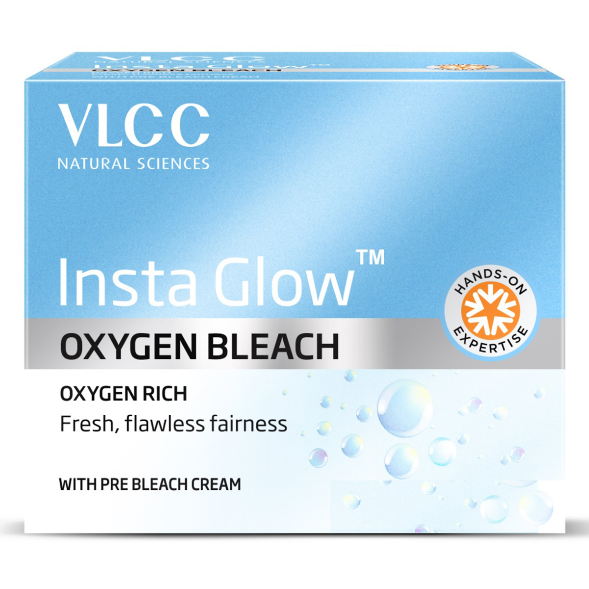 VLCC Insta Glow Oxygen Bleach 21 gm | With Pre Bleach Cream | For Fresh, Flawless Fairness VLCC Insta Glow Oxygen Bleach 21 gm | With Pre Bleach Cream | For Fresh, Flawless Fairness