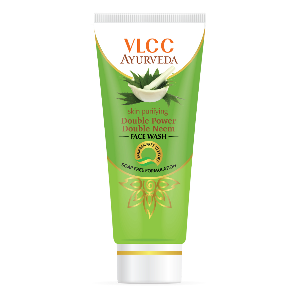 VLCC Ayurveda Skin Purifying Double Power Double Neem Face Wash 100 ml | Goodness Of Neem | Purifies Skin, Pack of 1 VLCC Ayurveda Skin Purifying Double Power Double Neem Face Wash 100 ml | Goodness Of Neem | Purifies Skin, Pack of 1