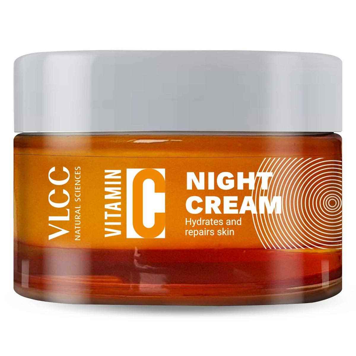 VLCC Vitamin C Night Cream 50 gm | With Vitamin C, Hyaluronic Acid, Vegetable Squalene, Rosehip Oil | Hydrates & Repairs Skin, Pack of 1 VLCC Vitamin C Night Cream 50 gm | With Vitamin C, Hyaluronic Acid, Vegetable Squalene, Rosehip Oil | Hydrates & Repairs Skin, Pack of 1