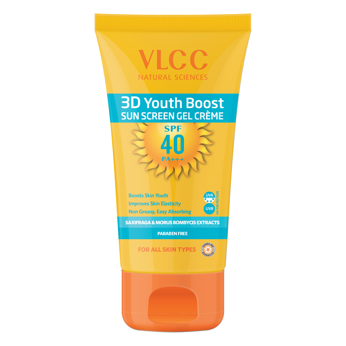 VLCC 3D Youth Boost SPF 40 PA+++ Sunscreen Gel Creme, 100 gm, Pack of 1 VLCC 3D Youth Boost SPF 40 PA+++ Sunscreen Gel Creme, 100 gm, Pack of 1